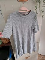 UNIQLO Shirt Gr 38 40 M graues Strickshirt Ripp gerippt Dortmund - Hombruch Vorschau