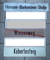 1x Auswahl aus 3 Straßen Namensschildern Ex-DDR Ostberlin Berlin - Schöneberg Vorschau