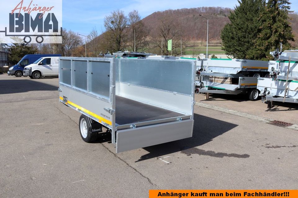 EDUARD Hochlader Anhänger 250x145x30 1500kg60cmAufsatPlaneBox in Mühlhausen im Täle