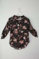 Transparente Bluse mit Blumenmuster floral feminin Büro Sachsen - Rötha Vorschau