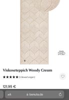 Benuta Teppich Läufer  Woody viskose cream beige NEU Hessen - Wiesbaden Vorschau