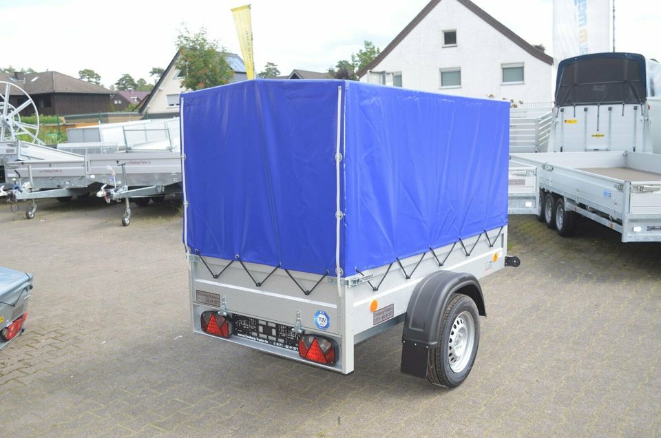 PKW Anhänger NEU 750 Kg Tieflader 2060x1100x1260 mm Agados in Bielefeld