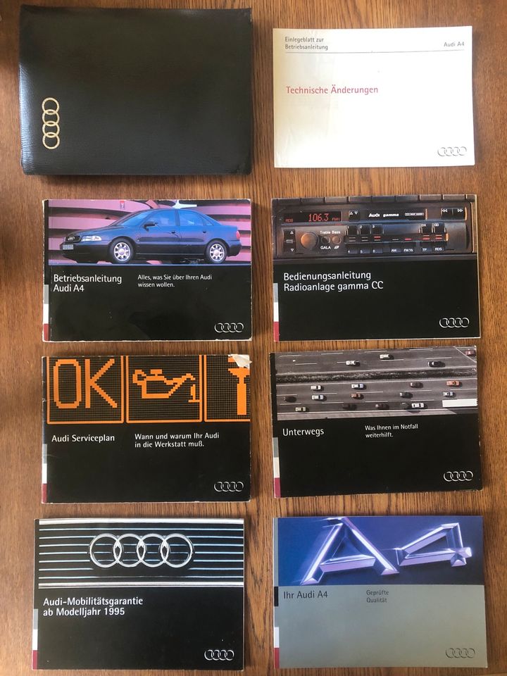 Original Audi A4 Betriebsanleitung und weitere Dokumente in Ühlingen-Birkendorf