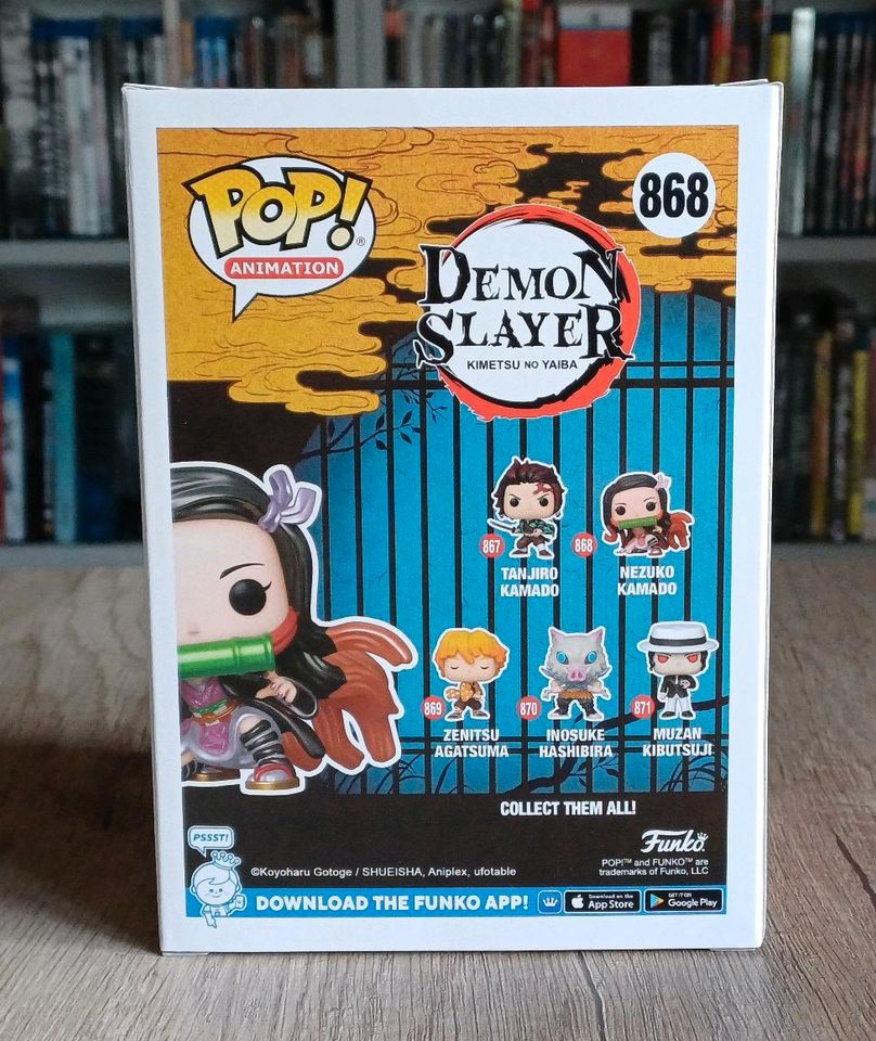 Funko Pop Demon Slayer Nezuko Kamado 868 Metallic Special Edition in Alveslohe