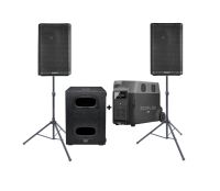 Akku PA-Anlage / QSC Subset 1 Mieten Soundboks 3 & 4 Musikanlage | JBL | Teufel Rockster Bluetooth Akku Lautsprecher PA Anlagen | Powerstation | Musikbox, Akku-Box | Stereoanlage Party Technik Verleih Berlin - Charlottenburg Vorschau