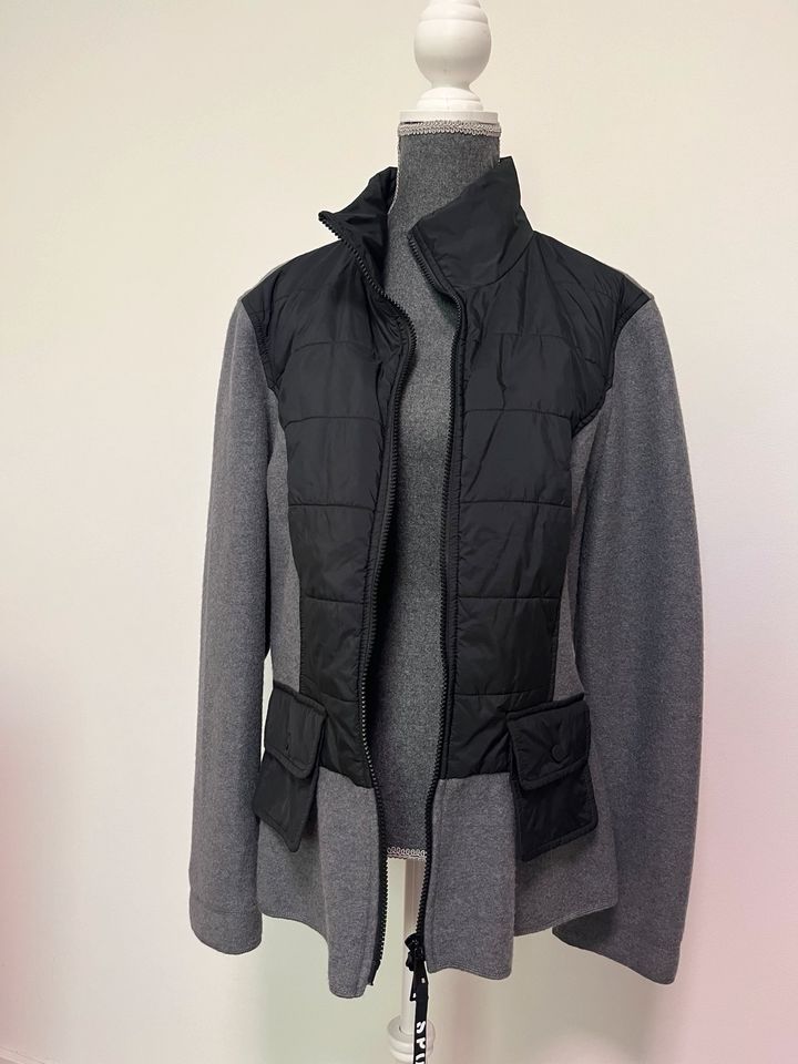 Jacke Blazer Gehrock Marc Cain Sports Gr. N6 grau schwarz in Gelsenkirchen