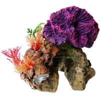 Aquarium Deko Koralle mit Pflanzen künstlich Kunstpflanze Hamburg-Mitte - Hamburg Altstadt Vorschau