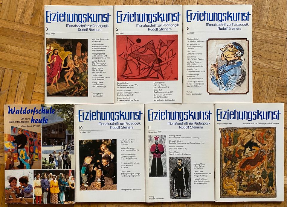 Erziehungskunst Monatsschrift zur Pädagogik Rudolf Steiners 1989 in Göttingen