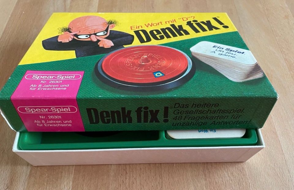 Denk Fix Rarität 1960er Jahre Spiel in Bergen