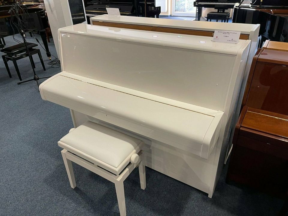 Bechstein Klavier Modell 12n weiß poliert in Kamen