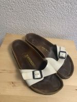 Birkenstock weiß braun Rheinland-Pfalz - Langenlonsheim Vorschau