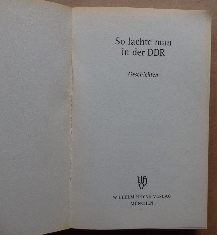 "So lachte man in der DDR", Geschichten, Eulenspiegel bei Heyne in Dresden