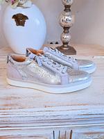 TINE'S Damen schuhe Sneaker grau silber Leder EU 36 Niedersachsen - Twistringen Vorschau