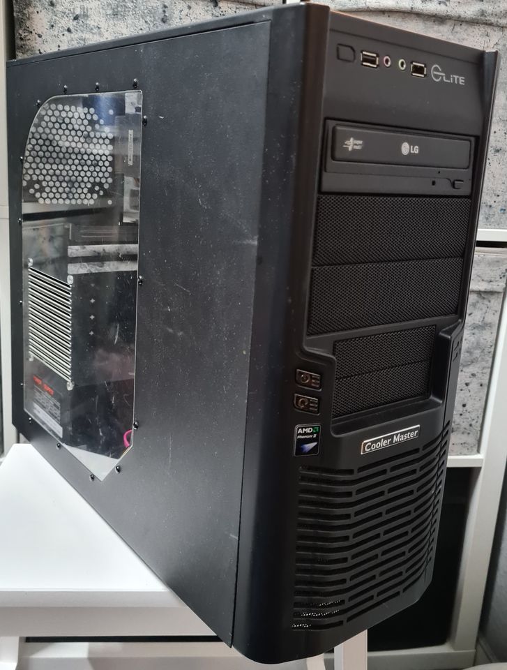 PC Tower mit Netzgerät und Mainboard von Asus P5W DH DELUXE in Garbsen