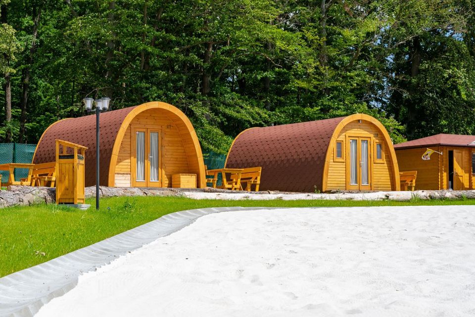 3 x 6,6 m Camping Pod Fass Tiny House Gartenhaus Container Wohn in Stein-Bockenheim