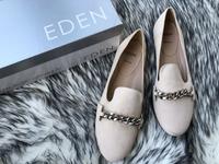 Eden Veloursleder Slipper mit silberner Kette nude Gr. 39 Bayern - Windberg Vorschau