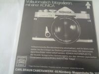 1 ORIGINALE WERBEANZEIGE KONICA 1974 Bayern - Amberg Vorschau