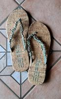 ESPRIT FlipFlop Zehentreter Korkfußbett Gr 42 grün khaki NEU Bayern - Holzkirchen Vorschau