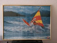 Windsurf Poster Plakat Vintage Spaten mit Rahmen Leipzig - Sellerhausen-Stünz Vorschau