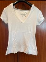 Weißes T-Shirt mit Kapuze von Clockhouse Girls Hessen - Gießen Vorschau