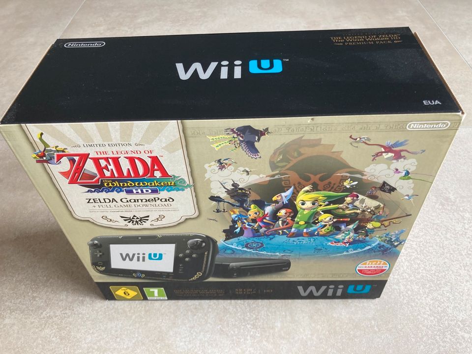 Wii U Konsole Zelda Wind Waker Limited Edition Neu in Metten