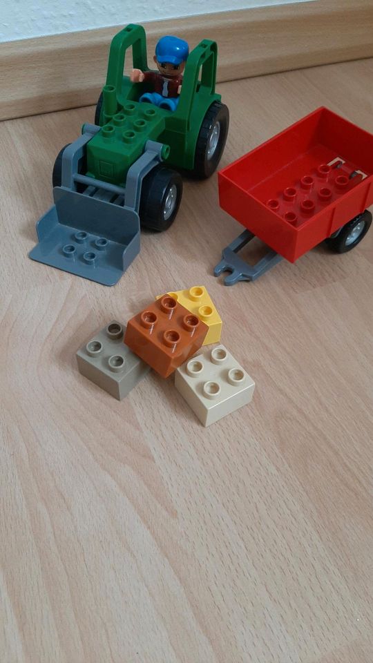 Lego Duplo Traktor mit Anhänger 4687 in Embsen