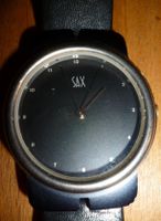 Armbanduhr "SAX" - Unisex mit schwarzem Lederarmband Mecklenburg-Vorpommern - Poseritz Vorschau