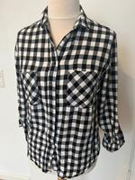 Mango Bluse Karo schwarz weiß Gr. M Niedersachsen - Geestland Vorschau