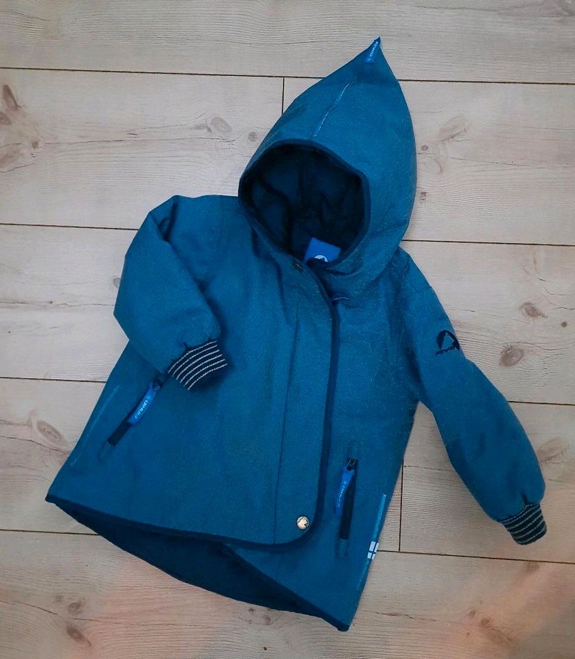 ❄️ Finkid LIKKA ICE Winterjacke Gr.80/90 92 reflektierende Tiere in Rangsdorf