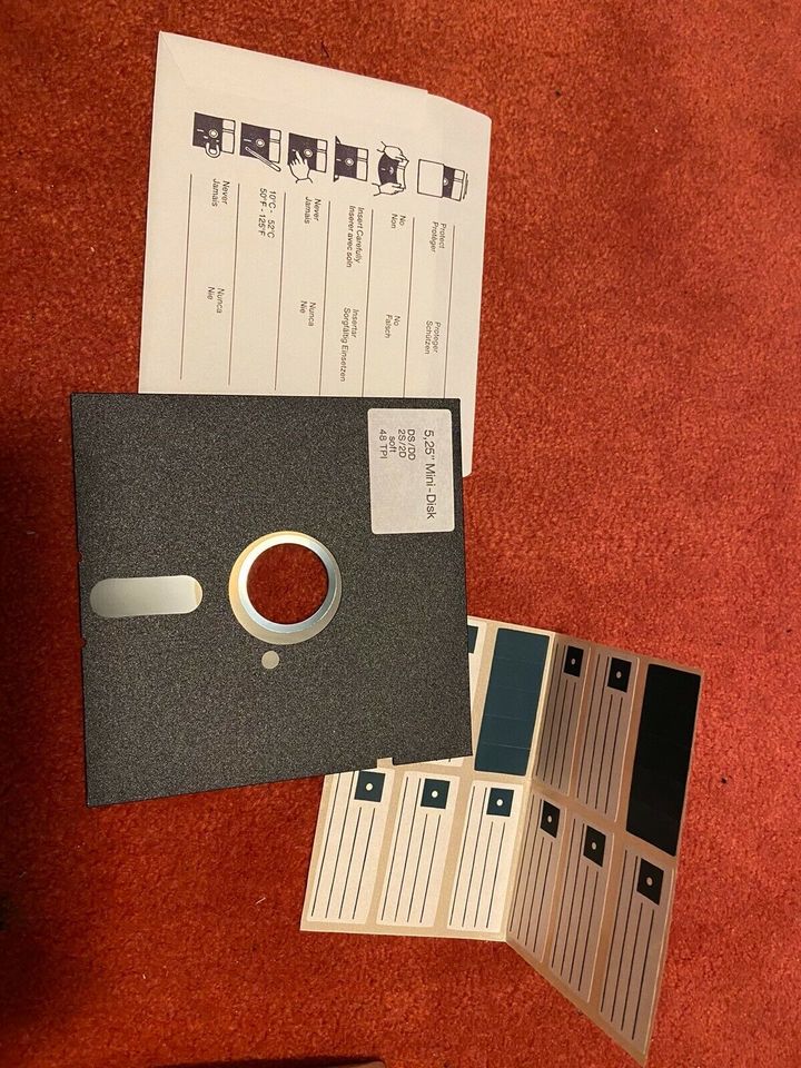 5,25“ Mini Floppy Disk, Diskette 10er Pack in Zweibrücken