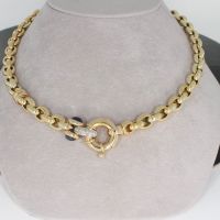 WERT 6500 € DIAMANT SAPHIR ERBS COLLIER 14K GOLD vxlt 85451 Essen - Altenessen Vorschau