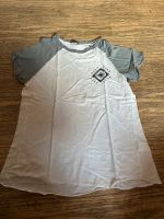 Tshirt weiss grau t-Shirt boho festival review M Düsseldorf - Pempelfort Vorschau
