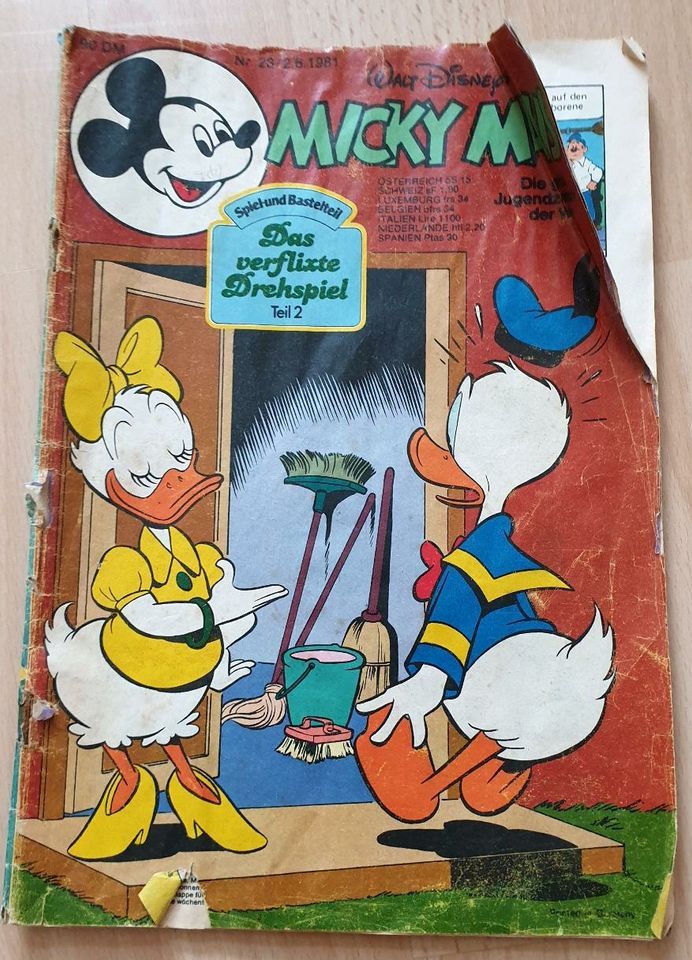 Walt Disney Micky Maus Heft 2.6.1981 Nr. 23 in Rinteln