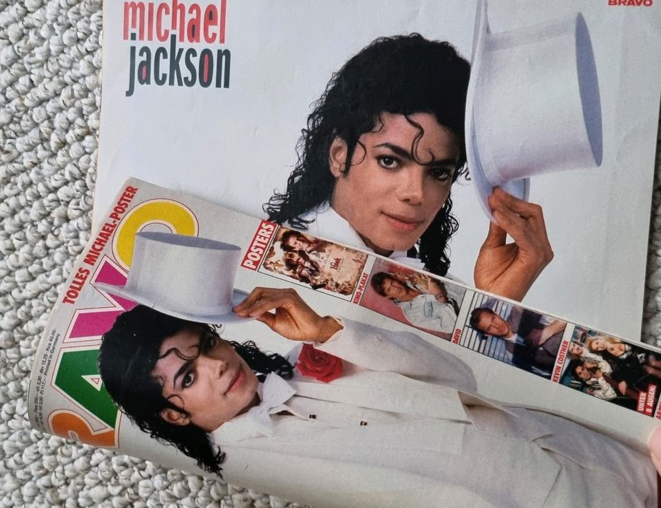 Michael Jackson Bravo Poster Sammelmarken in Potsdam