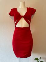 Shein Damen Sexy Kleid Minikleid bauchfrei rot Gr. S Neuwertig Bayern - Siegsdorf Vorschau