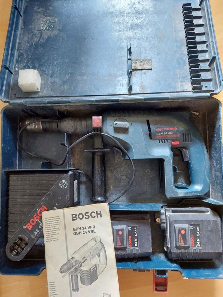 2 x Boschhammer GBH 24 VRE Professional mit Ladegerät und 3 Akku in  Düsseldorf - Bezirk 9 | Heimwerken. Heimwerkerbedarf gebraucht kaufen |  eBay Kleinanzeigen ist jetzt Kleinanzeigen