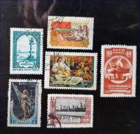 Sowjetunion MiNr. 1642, 1951, 1974, 2008, 2025, 2045 Ausgabe 1957 Sachsen - Pirna Vorschau