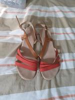 sandale 40 damen Sommer schuh orange Niedersachsen - Cuxhaven Vorschau