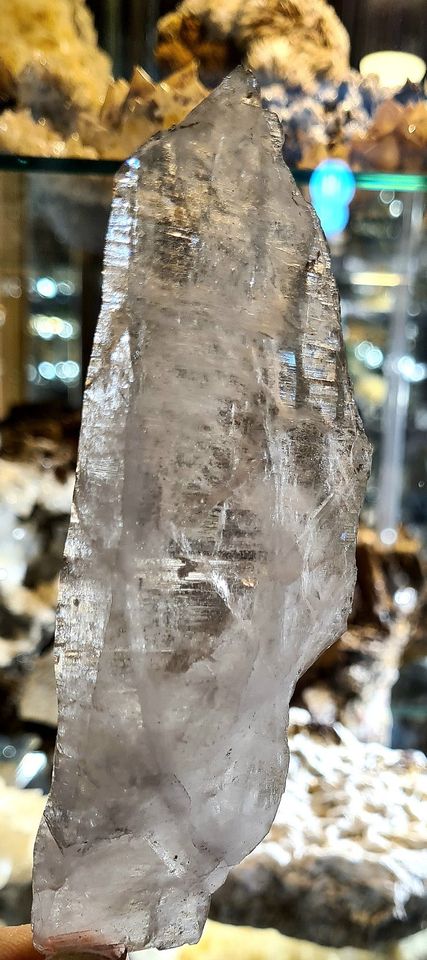 Quarz, Bergkristall, Kristall Oberwallis Schweiz Mineralien in Ebersburg