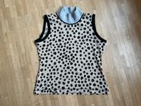 Marc Cain Top Animal Print mit kleinem Stehkragen beige grau 38 München - Moosach Vorschau