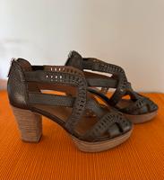 Marco Polo Absatz Sandalen Gr.37,5, Leder Bayern - Erdweg Vorschau