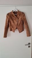 Jacke Gr.S 34/36 caramel Bikerjacke Noppen an Schultern tailliert Nordrhein-Westfalen - Sankt Augustin Vorschau