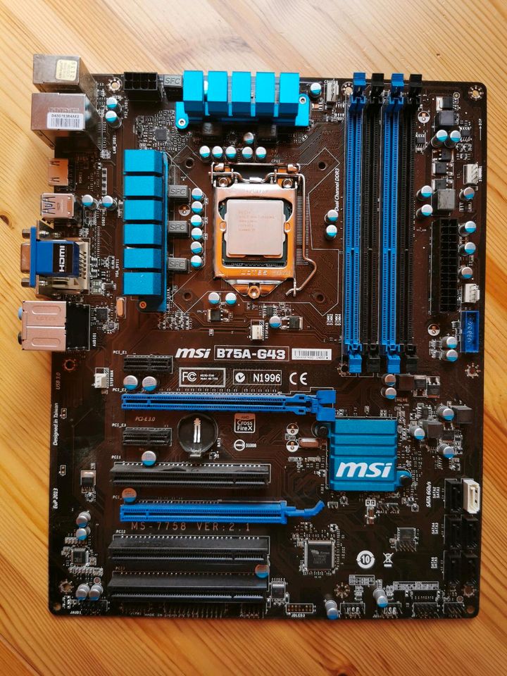 MSI B75A-G43 mit Intel Xeon E3-1230V2 in Hatzfeld (Eder)