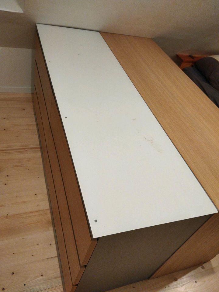 Malm Ikea Glasplatte in Lunzenau