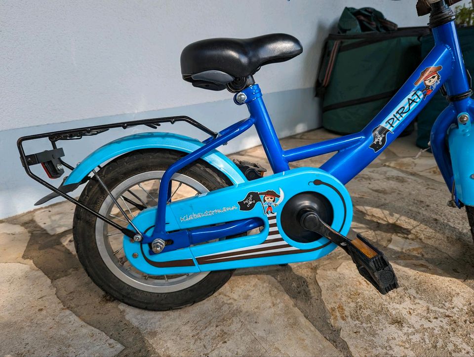 Fahrrad 12 Zoll "Pirat" blau in Lenting