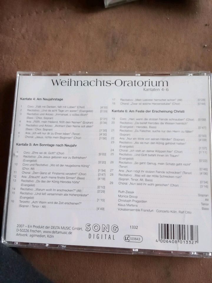 CD: Weihnachts Oratorium - Johann Sebastian Bach in Bischoffen