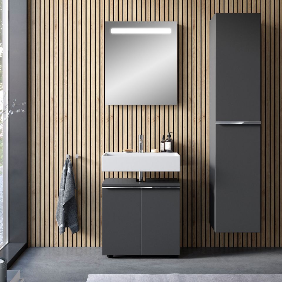 Badezimmer Unterschrank 60cm passend zu allen Wand-Waschbecken in Dormagen