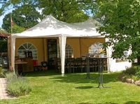 5x6,8 m Pavillon, PVC Arabic beige Niedersachsen - Verden Vorschau