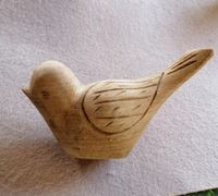 Vogel, Holz massiv, Rohling geschnitzt, Handarbeit Baden-Württemberg - Burladingen Vorschau