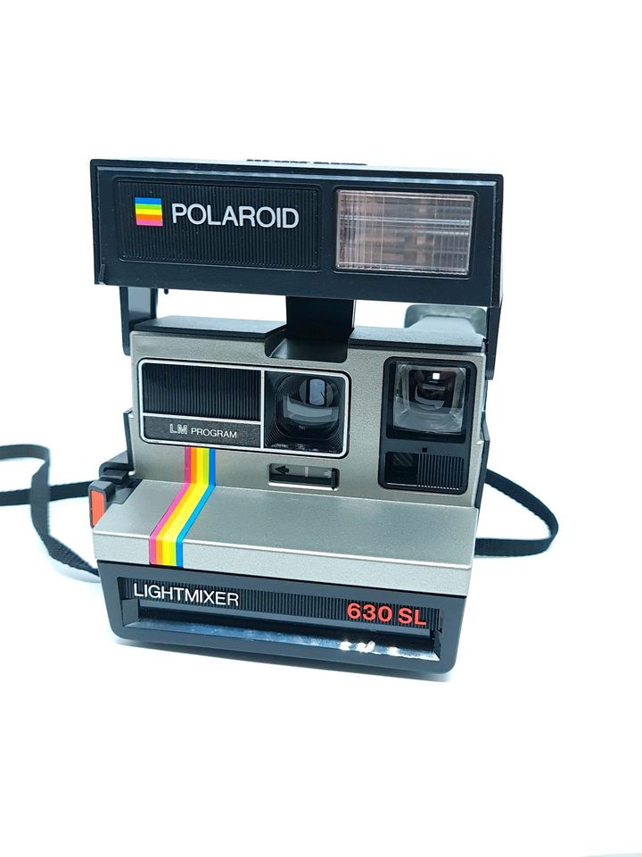 Polaroid Original Silver Flash Vintage Design Instant Film Kamera in Frankfurt am Main